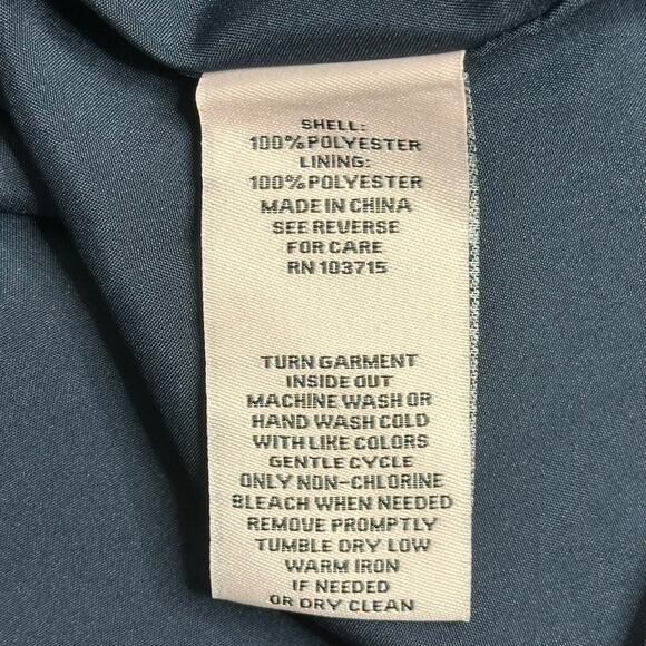 NWT Nanette Lepore Navy Blue Long Sleeve Bella Dobby Dress Pleats Womens Size 12 - Picture 11 of 12